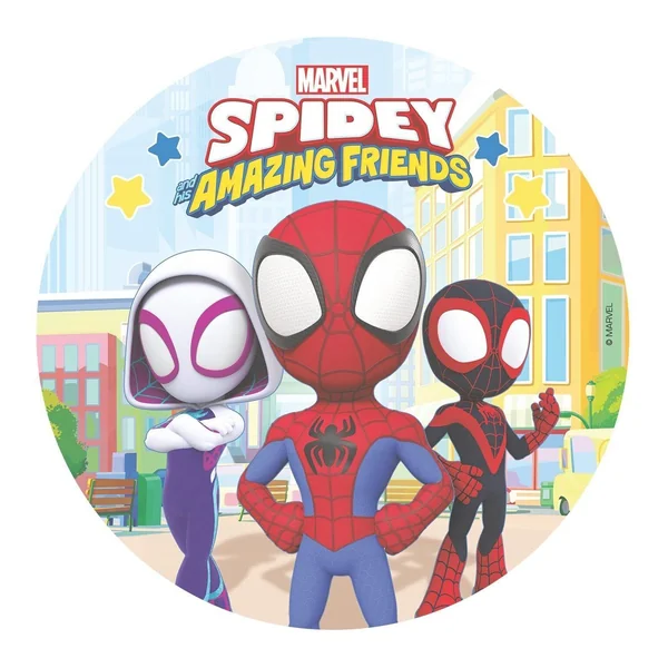 Oblea comestible de Spidey de 20 cm