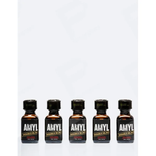 Pack de poppers Amyl Double Black 24 ml
