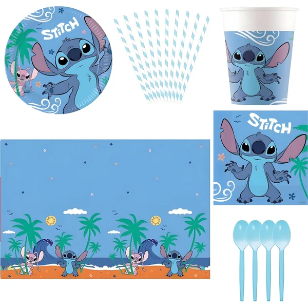 Pack para fiesta de Stitch - 8 personas