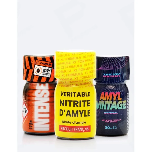 Pack poppers trío amyle XL - 30 ml