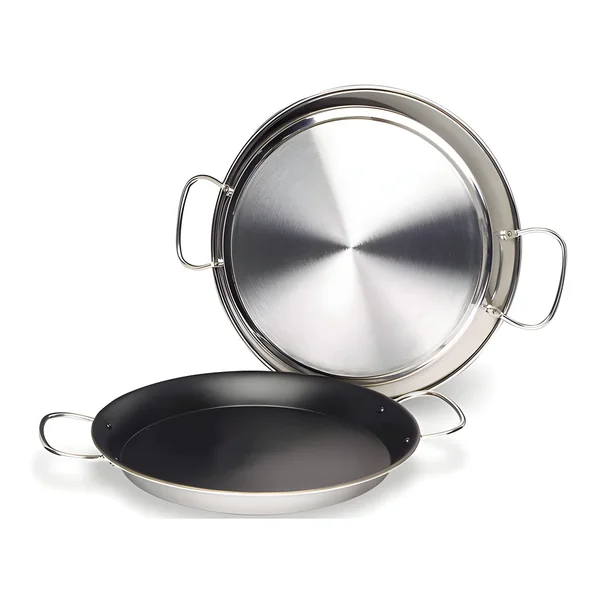 Paellera de 40 cm de acero inoxidable - Lacor