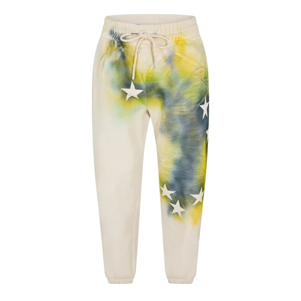 Palm Angels Men's Stars Open Hem Jersey Joggers