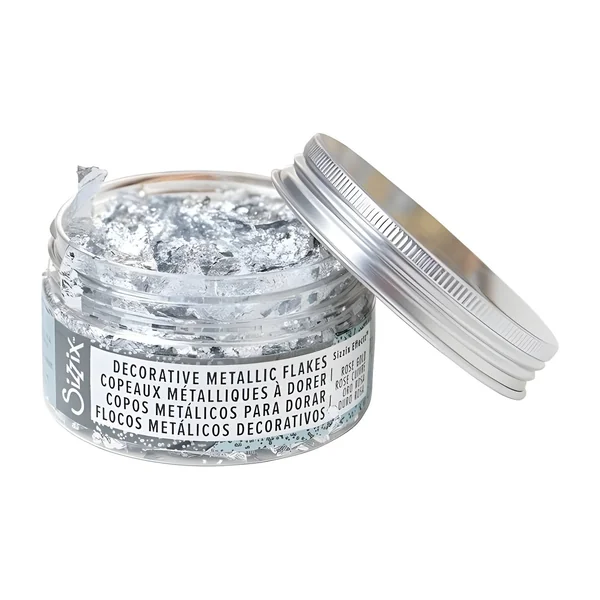 Pan de oro plateado de 100 ml - Sizzix