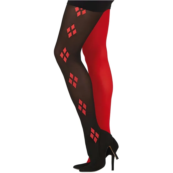 Pantys rojos y negros
