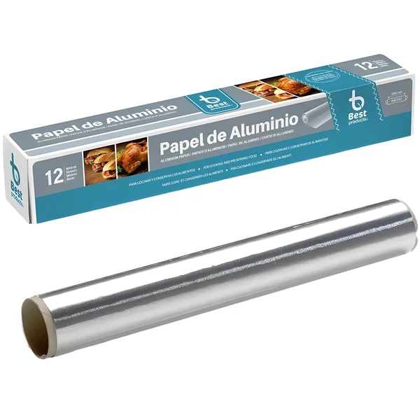 Papel de aluminio de 12 metros