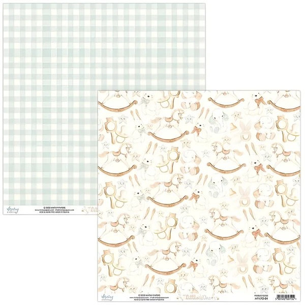 Papel de scrapbooking de Little one love - Mintay papers - 1 hoja