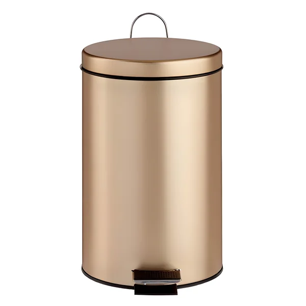 Papelera para baño de 12 L metalizada - Imagen 6