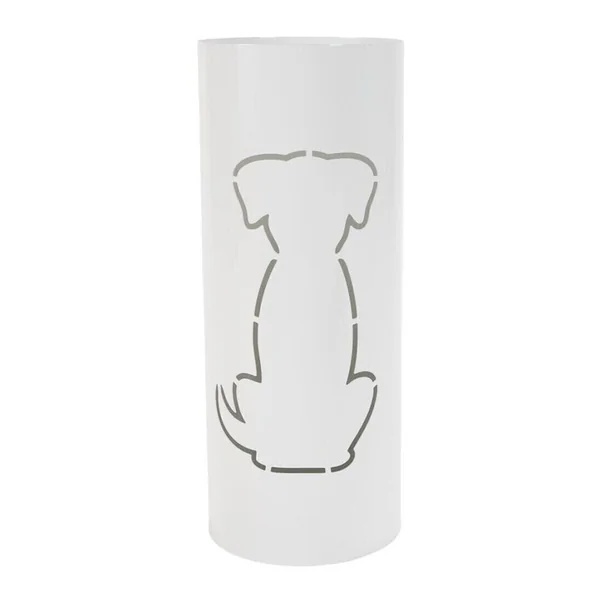 Paragüero de 49 cm con diseño Perro Blanco