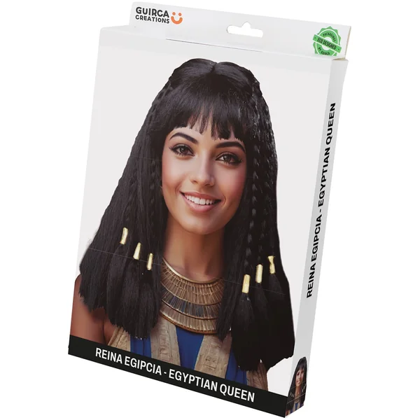 Peluca de Cleopatra para mujer - Imagen 3