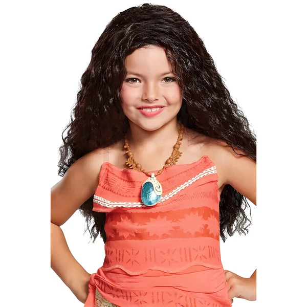 Peluca Vaiana para niña
