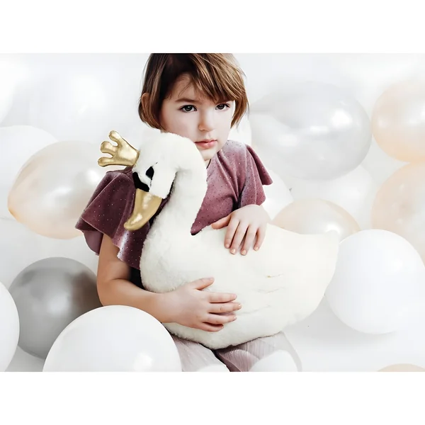 Peluche de Cisne Blanco - 34 x 35 cm - Imagen 2