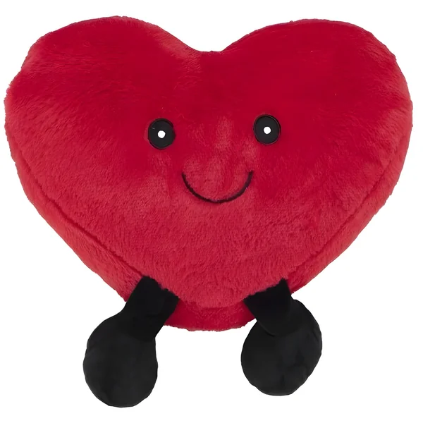 Peluche de corazón rojo