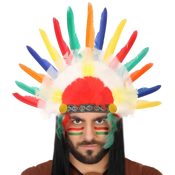 Penacho plumas de indio