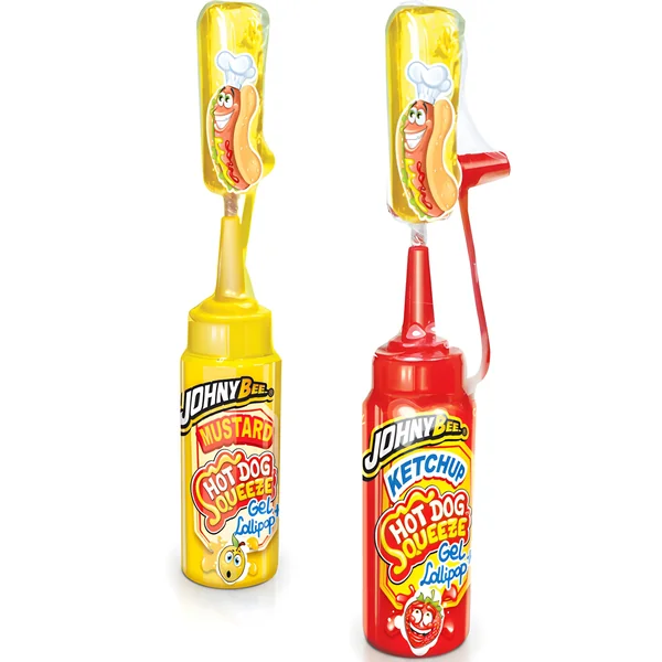 Perrito caliente de caramelo con gel de 80g - 1 unidad