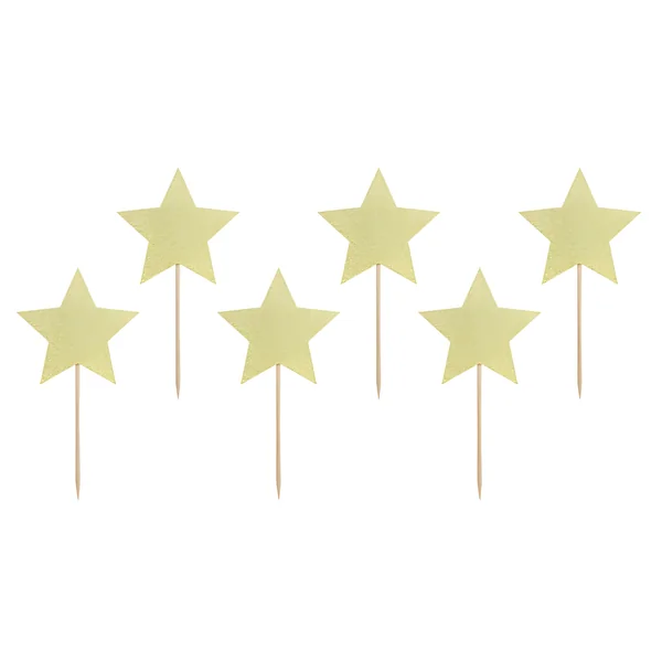 Picks para cupcakes de estrellas - 6 unidades - Imagen 4