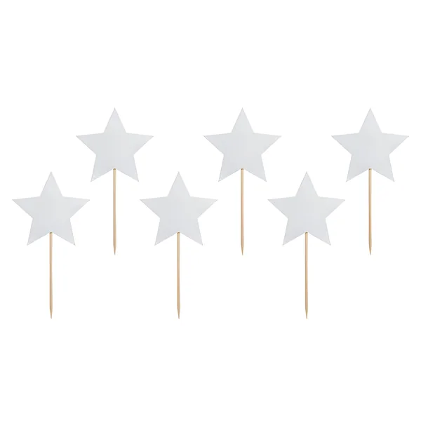 Picks para cupcakes de estrellas - 6 unidades - Imagen 5