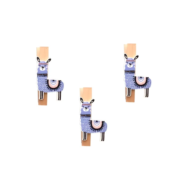 Pinzas de Llama de 4,8 cm - 3 unidades