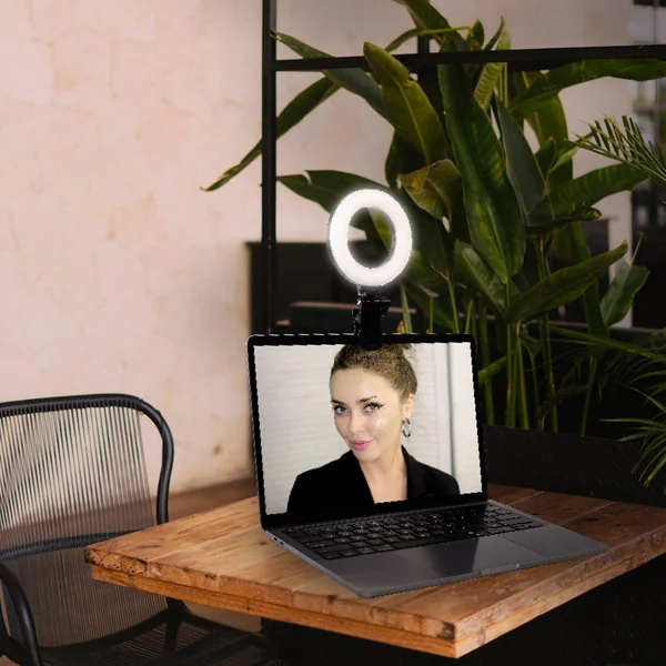 Pixibright White Ring Light Selfie Stick - Imagen 7