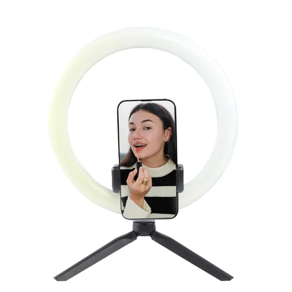 Pixibright White Ring Light Selfie Sticks - Imagen 7