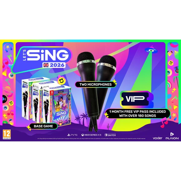 Plaion Lets Sing 2026 + 2-Mic - Imagen 2