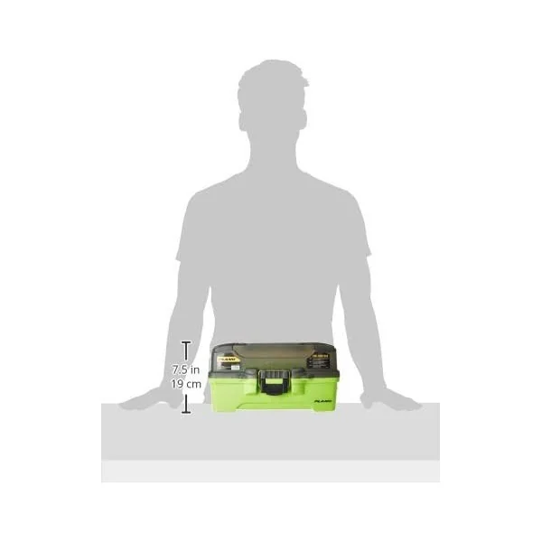 Plano One-Tray Tackle Box Bright Green - Imagen 3