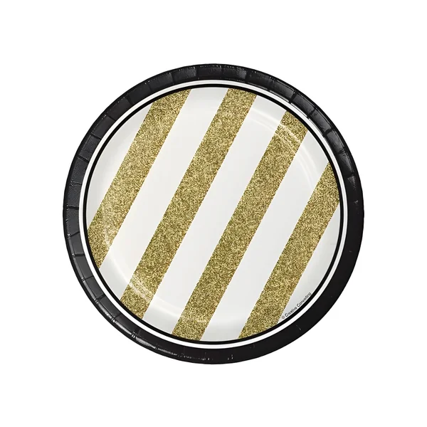 Platos de Golden Birthday de 18 cm - 8 unidades