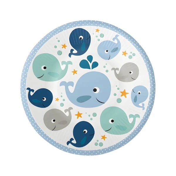 Platos de Little Whale de 18 cm - 8 unidades