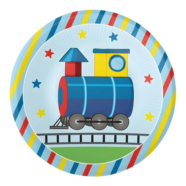 Platos de Todos al Tren de 18 cm - 8 unidades