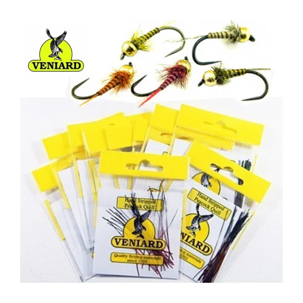 Plumas De Pavo Real Peladas A Mano Veniard