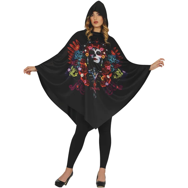 Poncho de catrina para mujer - Imagen 2