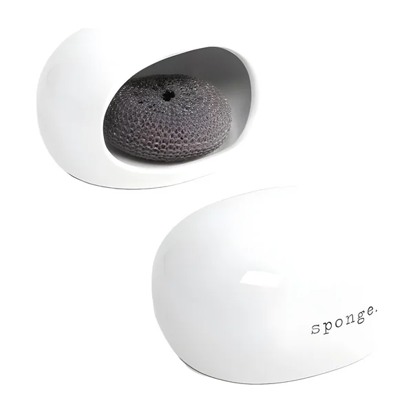 Porta estropajos Sponge blanco - DCasa