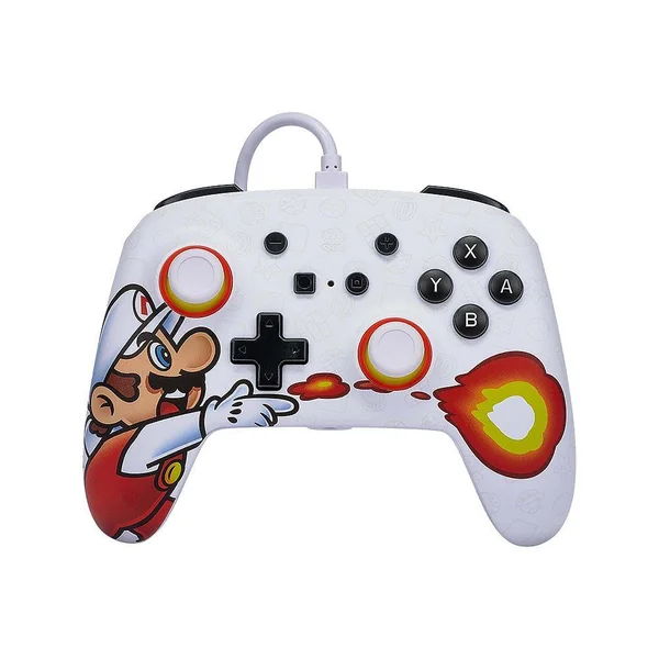 PowerA Switch Enhanced Wired Controller - Fireball Mario