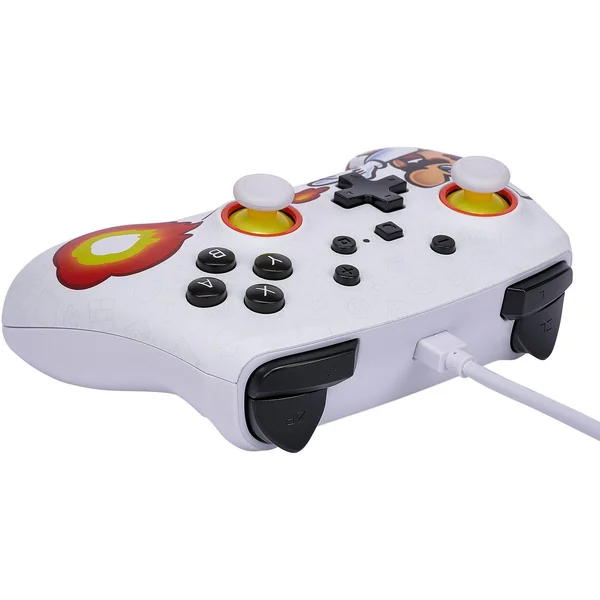 PowerA Switch Enhanced Wired Controller - Fireball Mario - Imagen 5