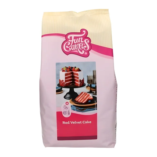 Preparado para Red Velvet de 4 kg - FunCakes
