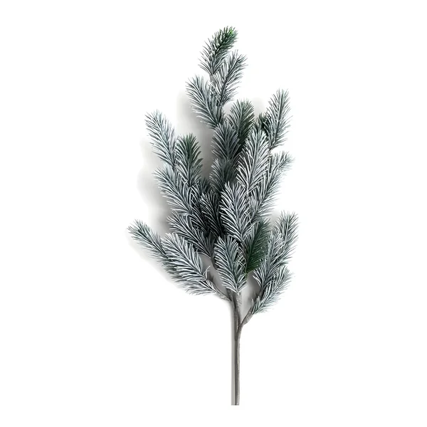 Rama de abeto frosted de 60 cm