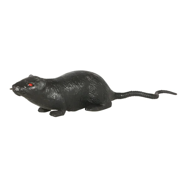 Ratón de 18 cm negro