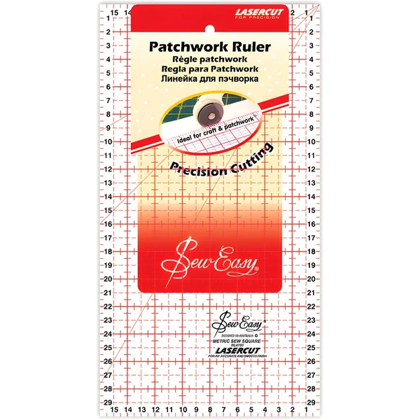 Reglas para Patchwork de 30 x 16 cm - Sew Easy