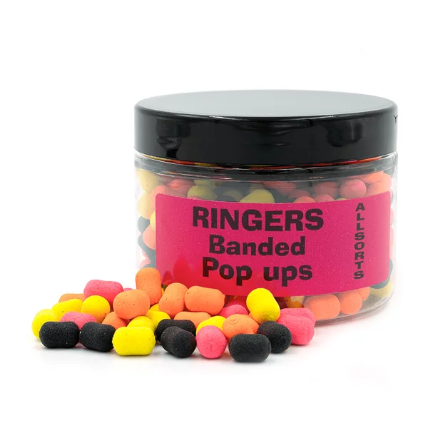 Ringers Banded Allsorts Pop-Up 6mm (60g)