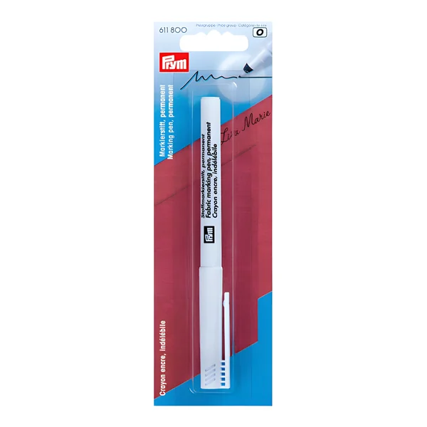 Rotulador de tinta punta extra fina permanente negro - Prym