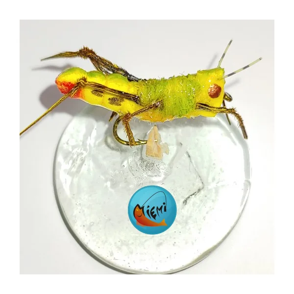 Saltamontes Realista Amarillo