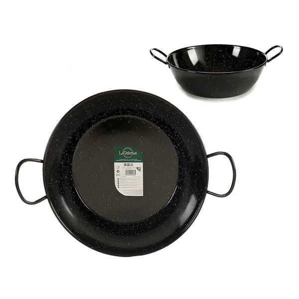 Sartén gazpachera de 40 cm esmaltada con asas
