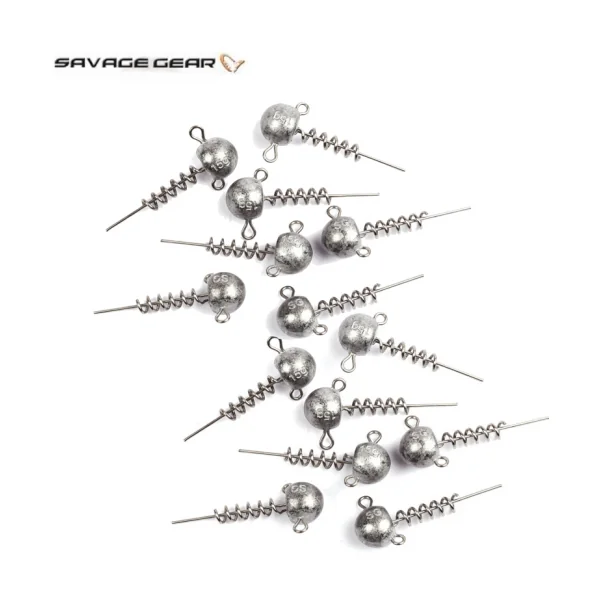 Savage Gear Ball Corkscrew Heads (Pack 5 Unidades)
