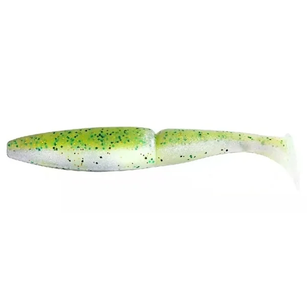 SAWAMURA ONE UP SHAD 5" YELLOW CHART 071