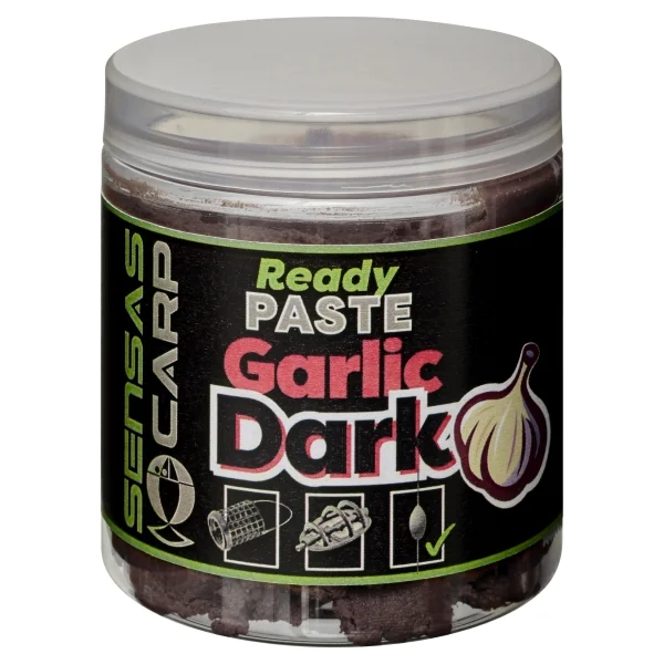 Sensas Ready Paste Dark Garlic 250g Masa para Pez Blanco
