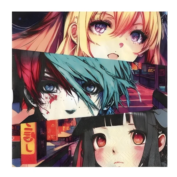 Servilleta de Manga de 16,5 x 16,5 cm - 20 unidades