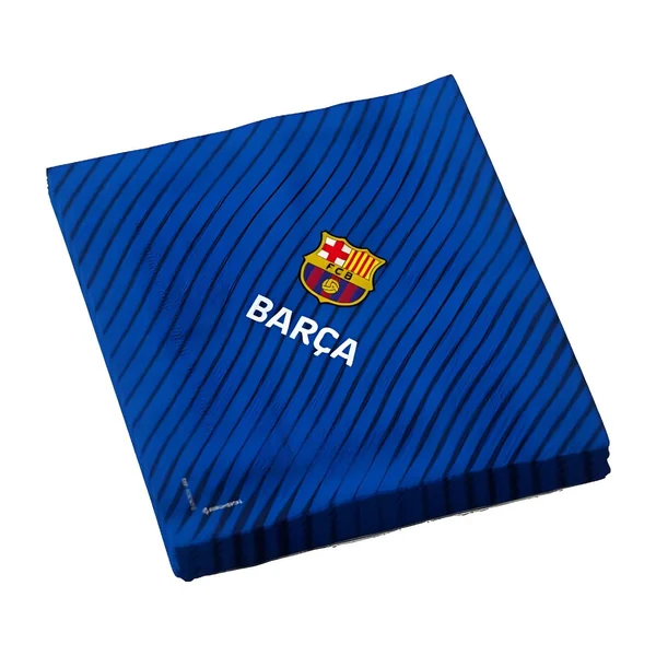 Servilletas de FC Barcelona azul - 12 unidades