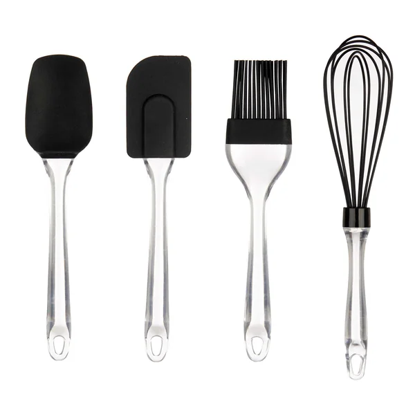 Set de utensilios de cocina de silicona - 4 unidades