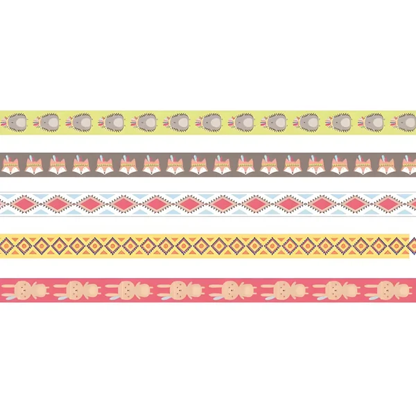 Set de washi tapes de tipi de 5 m - 5 unidades