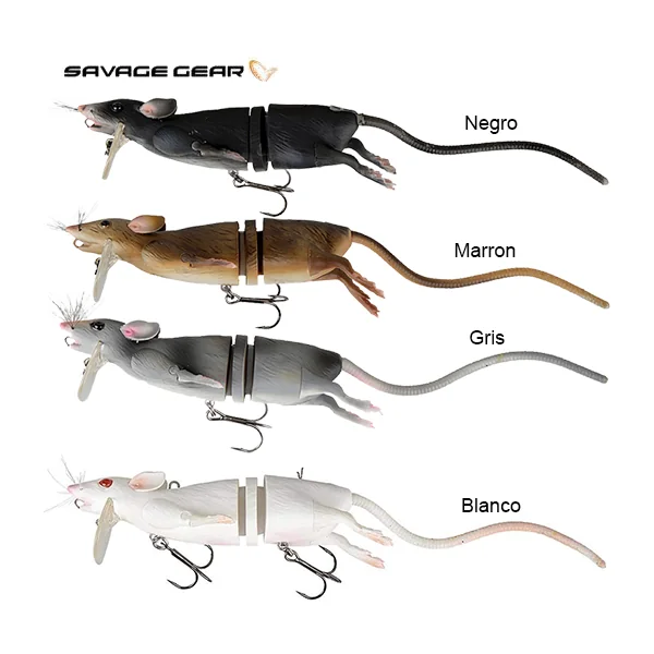 Señuelo Rata Savage Gear 3D Rad 30 Cm