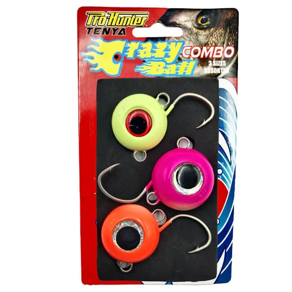 Señuelo Zoka Crazy Ball Combo 3 piezas Prohunter // L, XL
